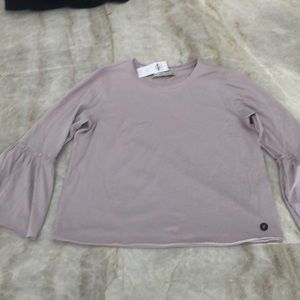Abercrombie size medium pink top with bell sleeves